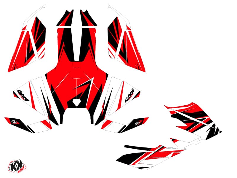 kit graphique  stage rouge hybride polaris slingshot | Polaris | Kutvek - View 2