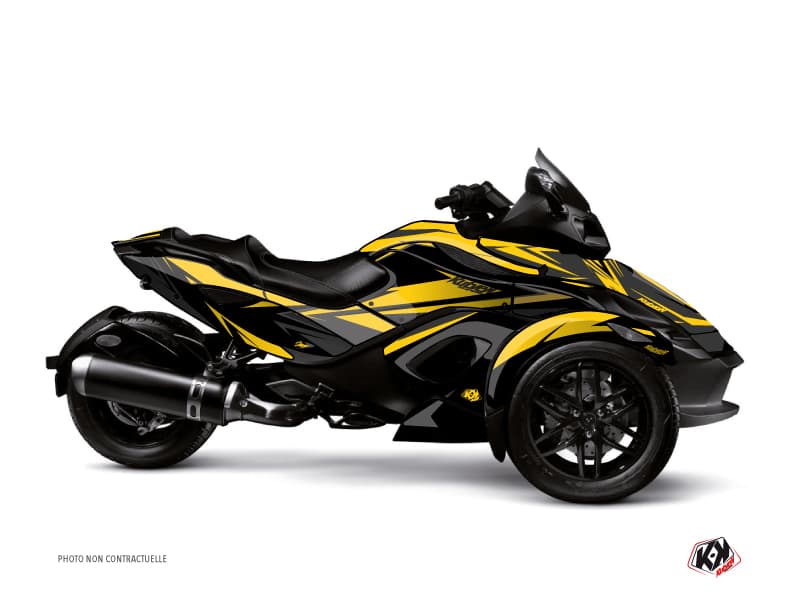 Kit graphique Hybride Stage Can Am Spyder RS Jaune