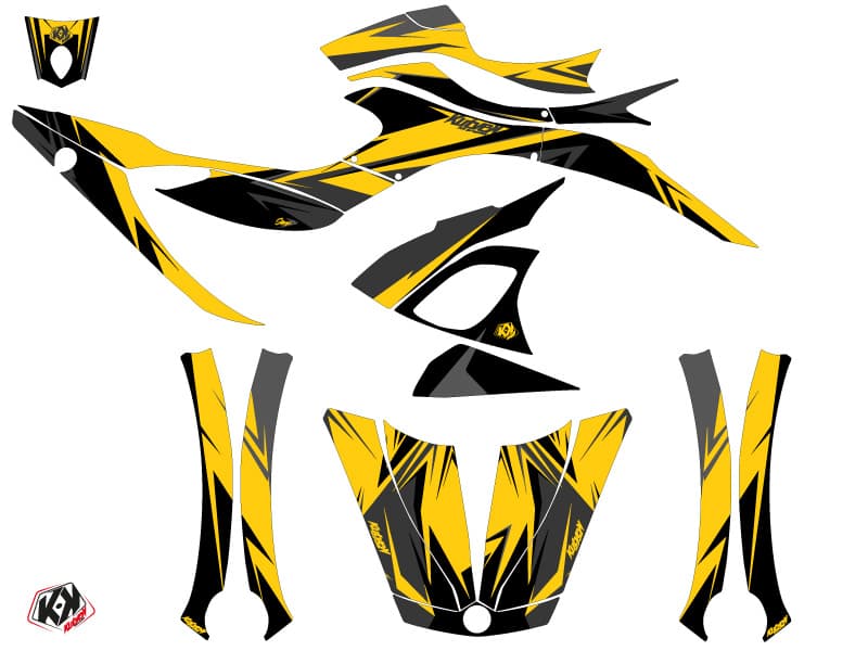 Kit graphique Hybride Stage Can Am Spyder RS Jaune | Can am | Kutvek - View 2