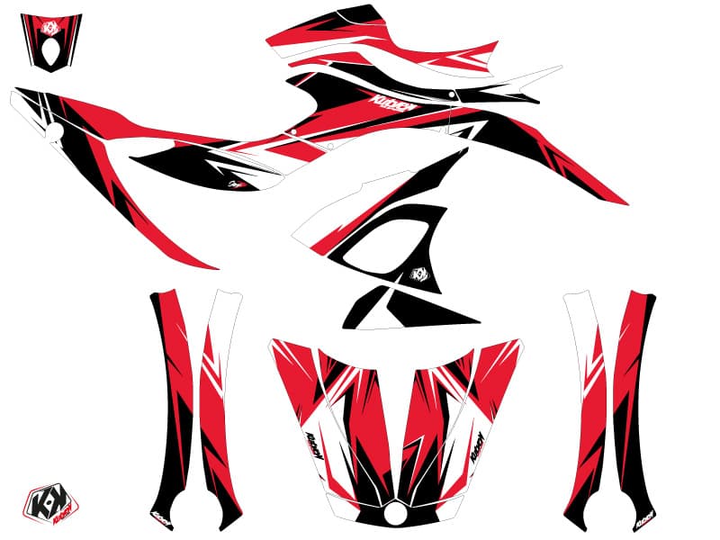 kit graphique  stage rouge hybride can-am spyder rs | Can am | Kutvek - View 2