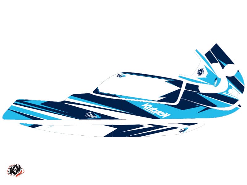 kit graphique jet-ski yamaha superjet stage bleu | Yamaha | Kutvek - View 2
