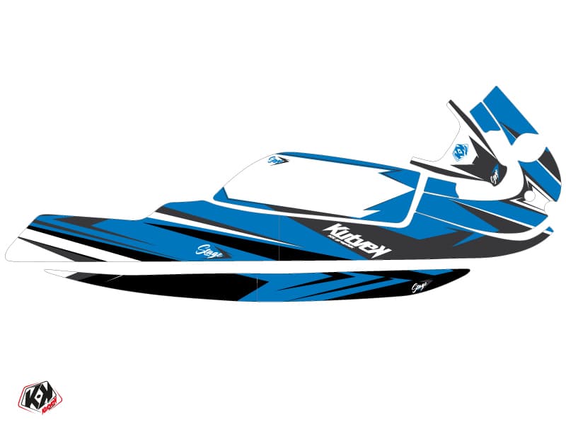 kit graphique jet-ski yamaha superjet stage bleu-noir | Yamaha | Kutvek - View 2