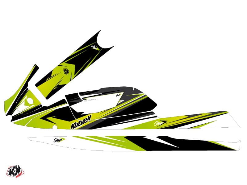 kit decorativo jet ski stage kawasaki sxi 750 verde | Kawasaki | Kutvek - View 2