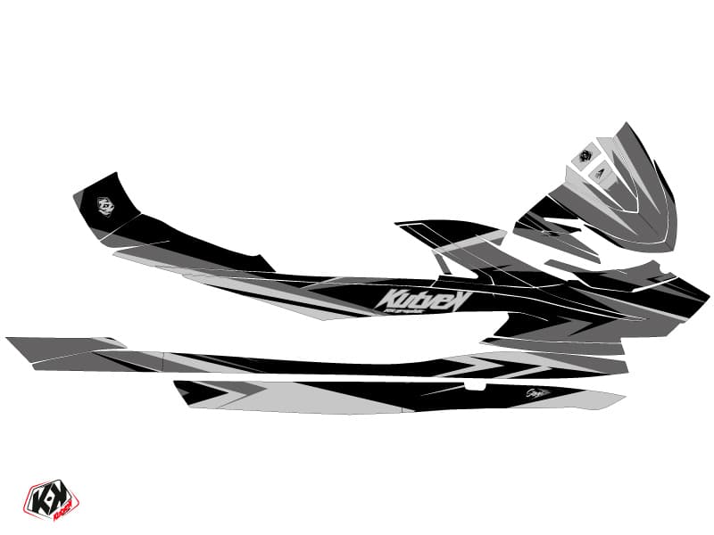 Kit graphique Jet-Ski Stage Yamaha VX Noir Gris | Yamaha | Kutvek - View 2