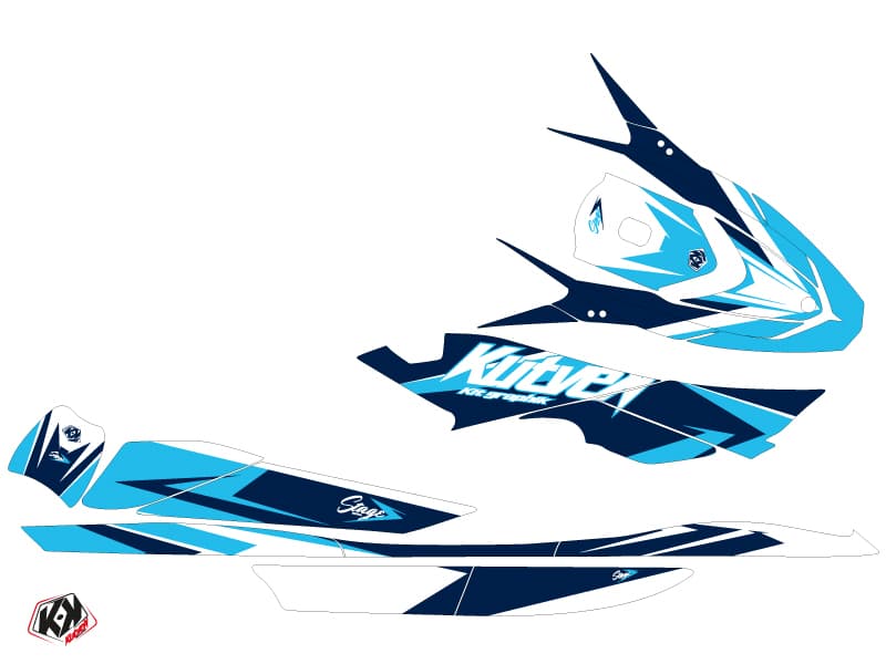 Kit graphique Jet-Ski Stage Yamaha VXR-VXS Bleu | Yamaha | Kutvek - View 2