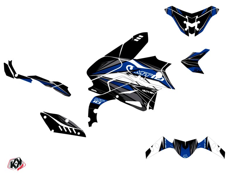 street bike yamaha mt 10 steel black-blue  graphic kit | MT | Kutvek - View 2