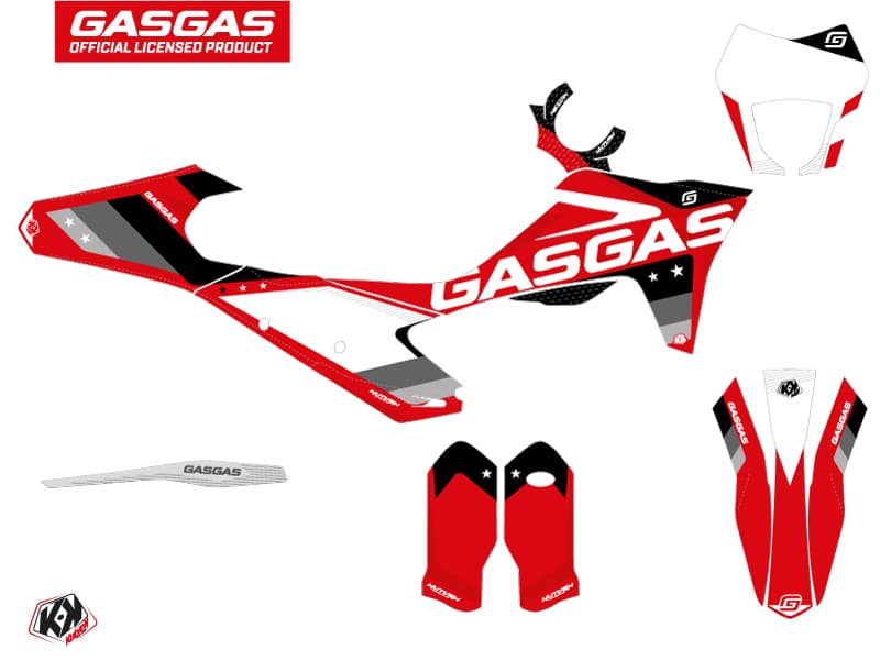 kit graphique motocross gasgas ec stella noir | GASGAS | Kutvek - View 2