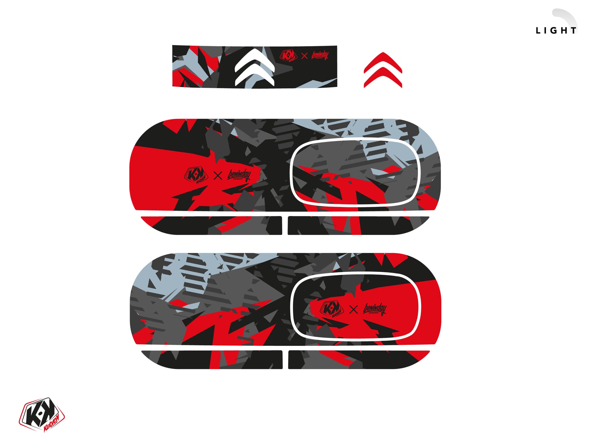 kit decorativo  street blu veicoli da golf citroën ami | Citroen | Kutvek - View 6
