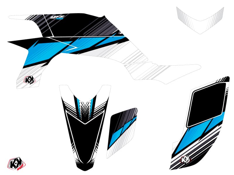 kit graphique quad yamaha yfz 450 stripe noir | Yamaha | Kutvek - View 2