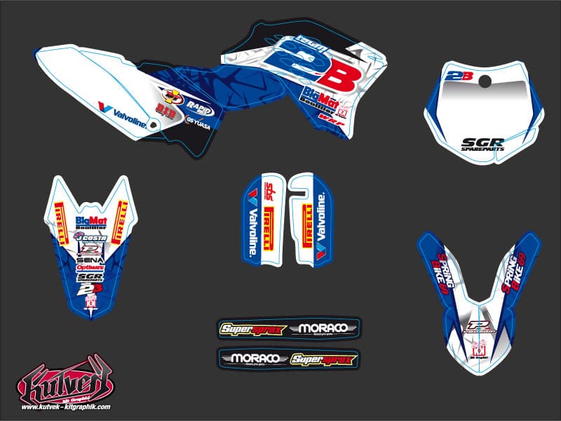 deko-set moto-cross ktm sx 65 replica team 2b 2013 replica | KTM | Kutvek - View 2