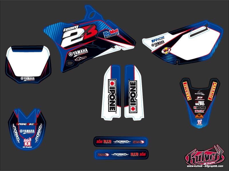 kit graphique motocross replica team 2b yamaha 85 yz 2011 | 85 YZ | Kutvek - View 2