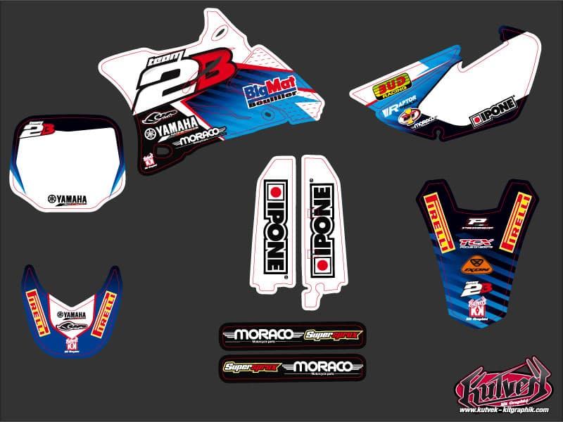kit graphique motocross replica team 2b yamaha 85 yz 2012 | 85 YZ | Kutvek - View 2