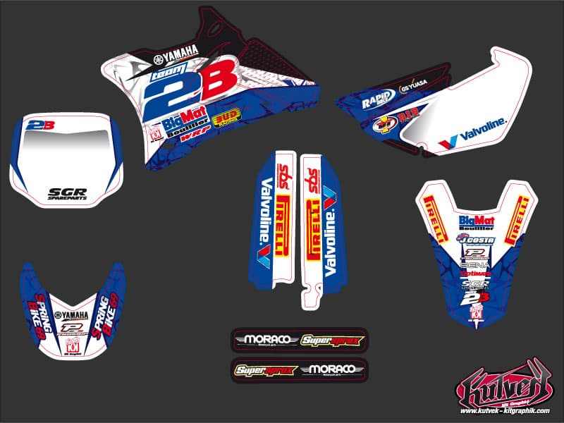 kit graphique motocross replica team 2b yamaha 85 yz 2013 | 85 YZ | Kutvek - View 2