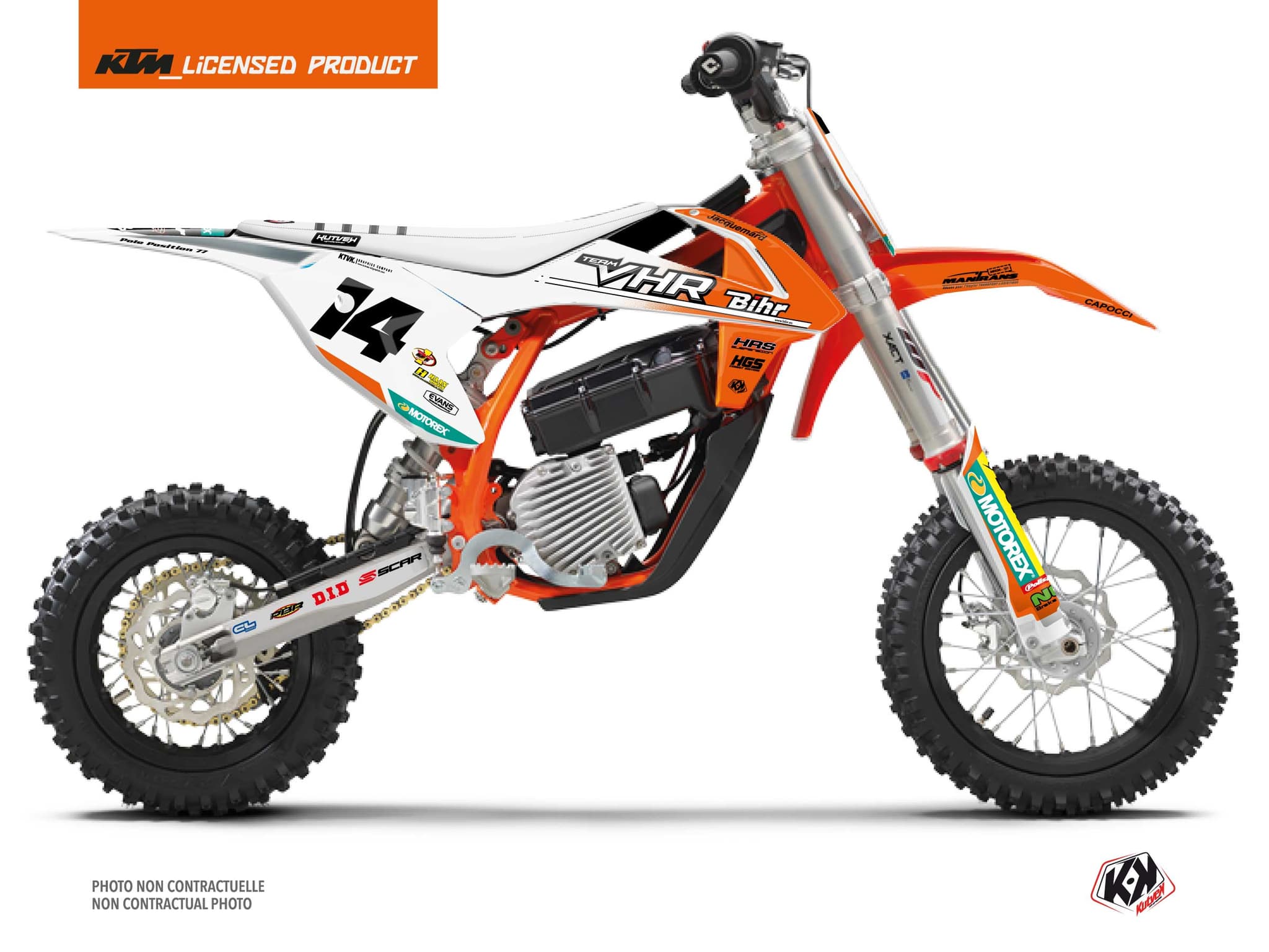 kit graphique motocross ktm sx e 5 replica team vhr k22 | SX-E 5 | Kutvek