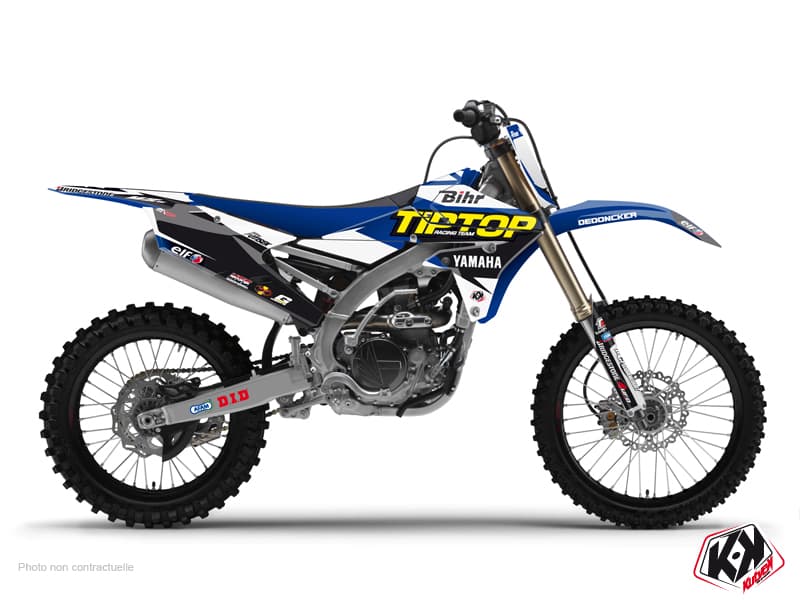 Yamaha 250 YZF Dirt Bike Replica Team Tip Top Graphic Kit 2015 | 250 YZF | Kutvek
