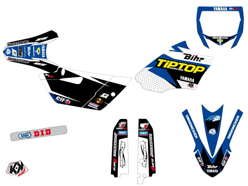 kit graphique motocross replica team tip top yamaha 85 yz 2015 | 85 YZ | Kutvek - View 2