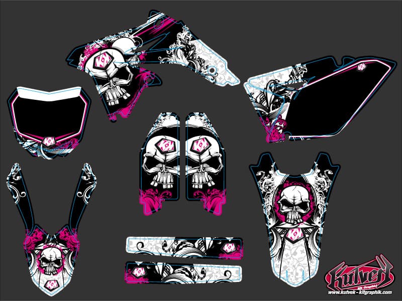 Kit graphique Moto Cross Trash Suzuki 250 RMZ | Suzuki | Kutvek - View 2