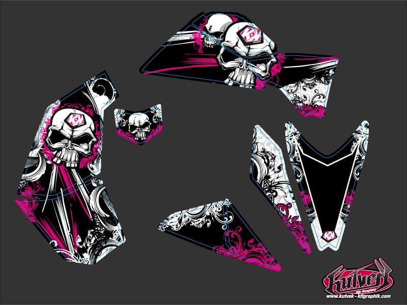 kit graphique quad ktm sx 450 trash noir-rose | KTM | Kutvek - View 2