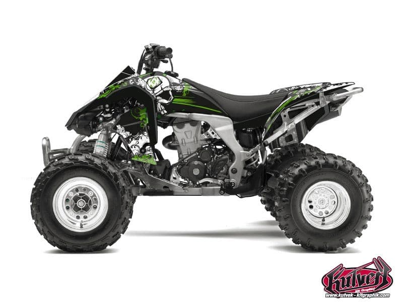 Kit graphique Quad Trash Kawasaki 450 KFX Noir Vert