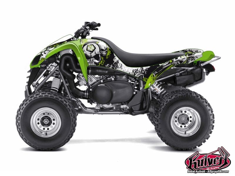 Kit graphique Quad Trash Kawasaki 700 KFX Noir Vert