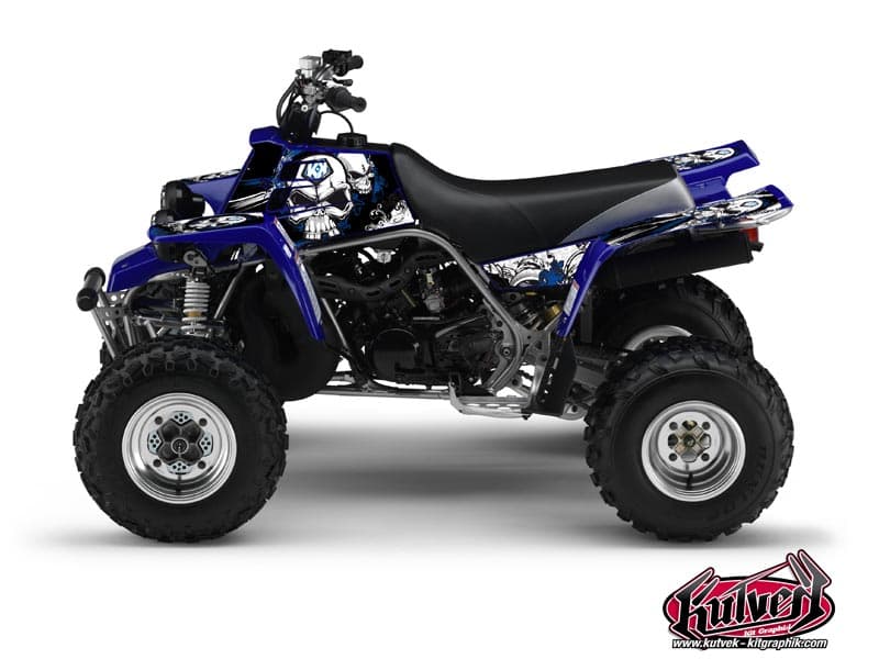 Kit graphique Quad Trash Yamaha Banshee Noir Bleu | Yamaha | Kutvek