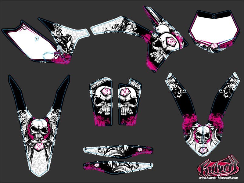 deko-set moto-cross trash ktm exc-excf | KTM | Kutvek - View 2