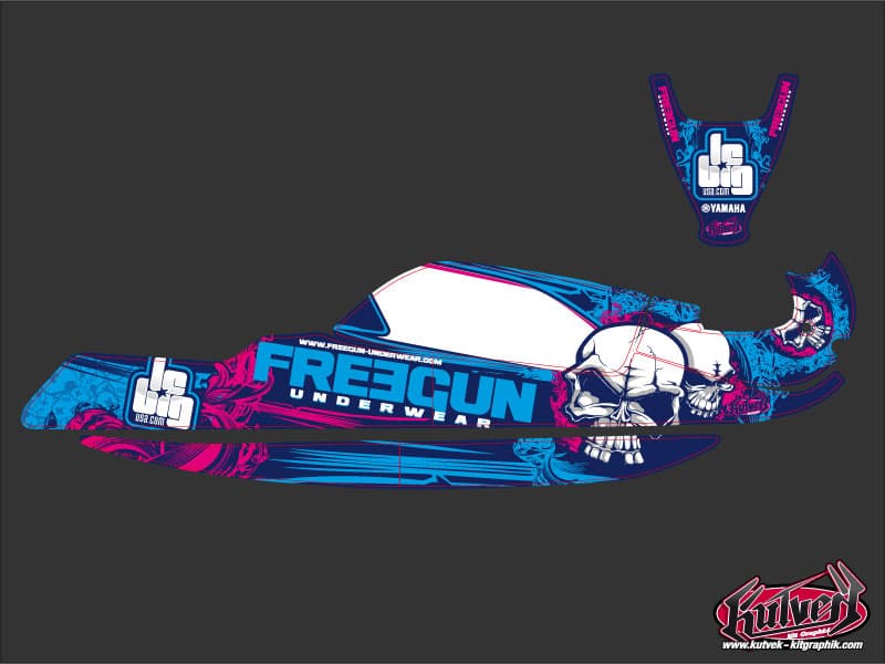 Kit graphique Jet-Ski Trash Freegun Yamaha Superjet | Yamaha | Kutvek - View 2