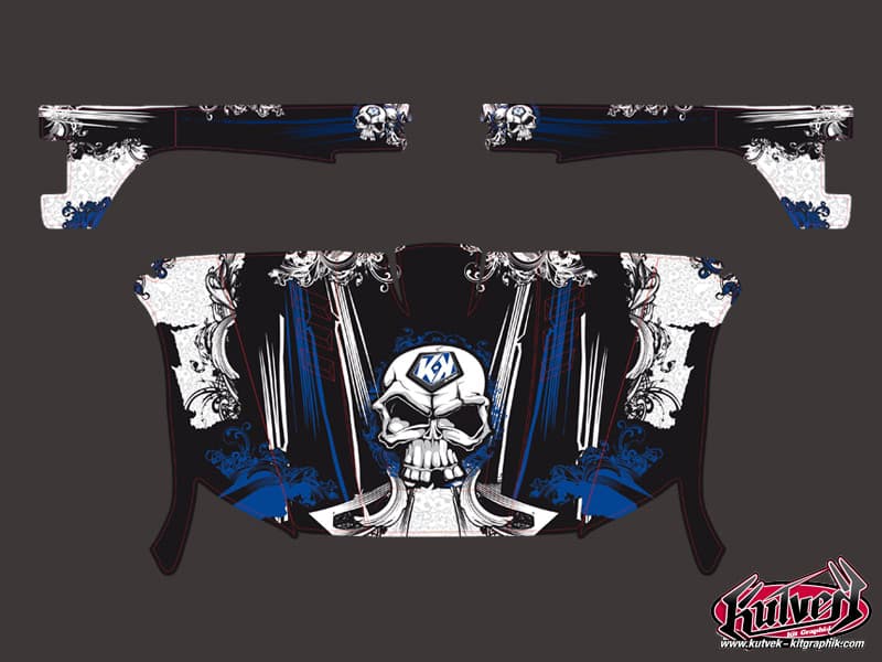 Kit graphique SSV Trash Yamaha Rhino Bleu | Yamaha | Kutvek - View 2