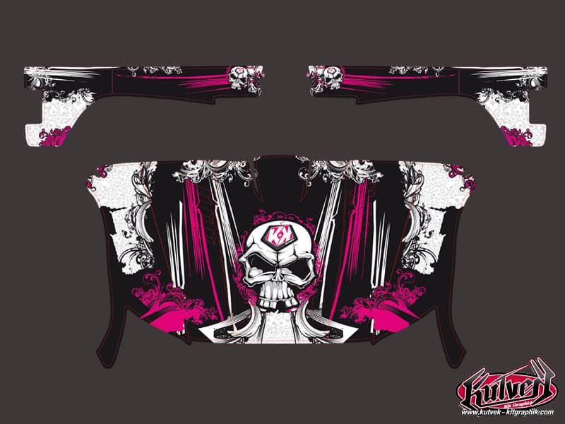 kit graphique ssv yamaha rhino trash noir-rose | Yamaha | Kutvek - View 2