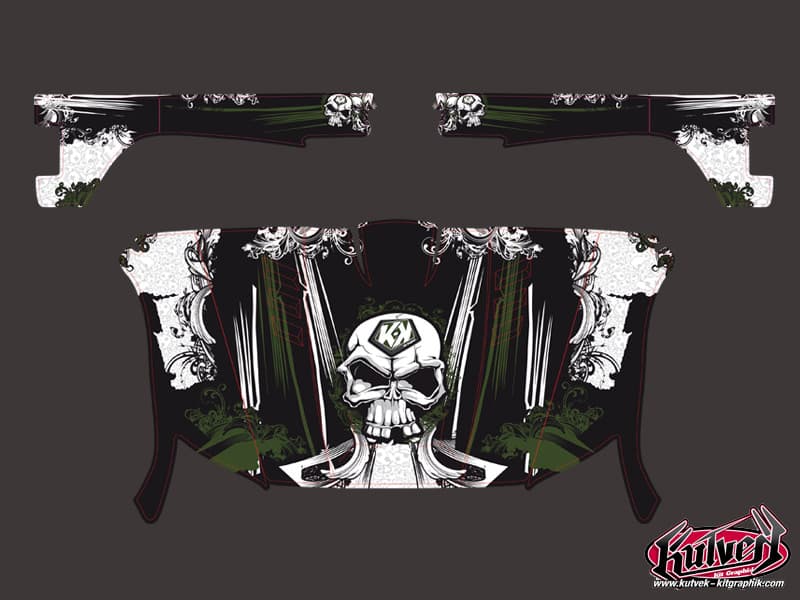 Kit graphique SSV Trash Yamaha Rhino Vert | Yamaha | Kutvek - View 2
