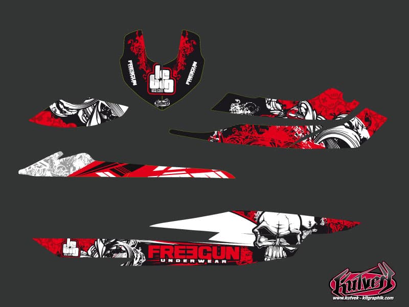 Kit graphique Jet-Ski Trash Seadoo RXT-GTX | Seadoo | Kutvek - View 2