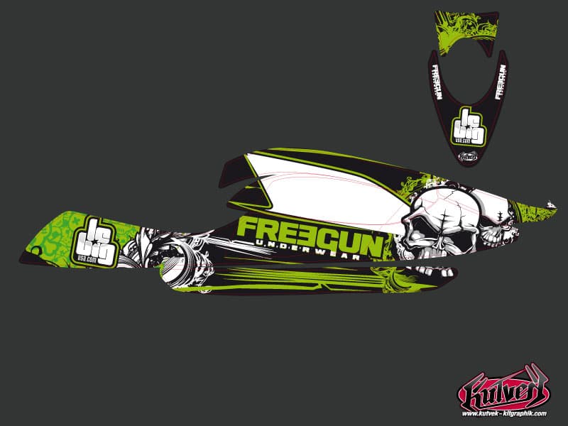 jet-ski kawasaki sx-r 800 trash   graphic kit | Kawasaki | Kutvek - View 2