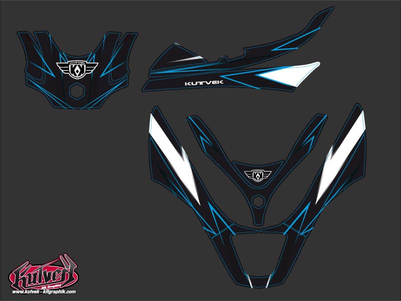 kit decorativo maxiscooter velocity piaggio mp3 blu | Piaggio | Kutvek - View 2