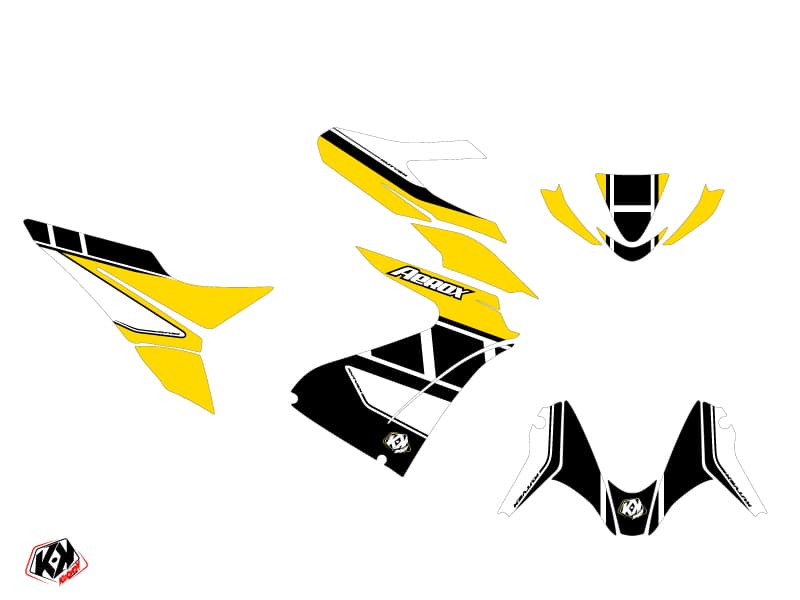 kit decorativo scooter vintage yamaha aerox giallo | Yamaha | Kutvek - View 2
