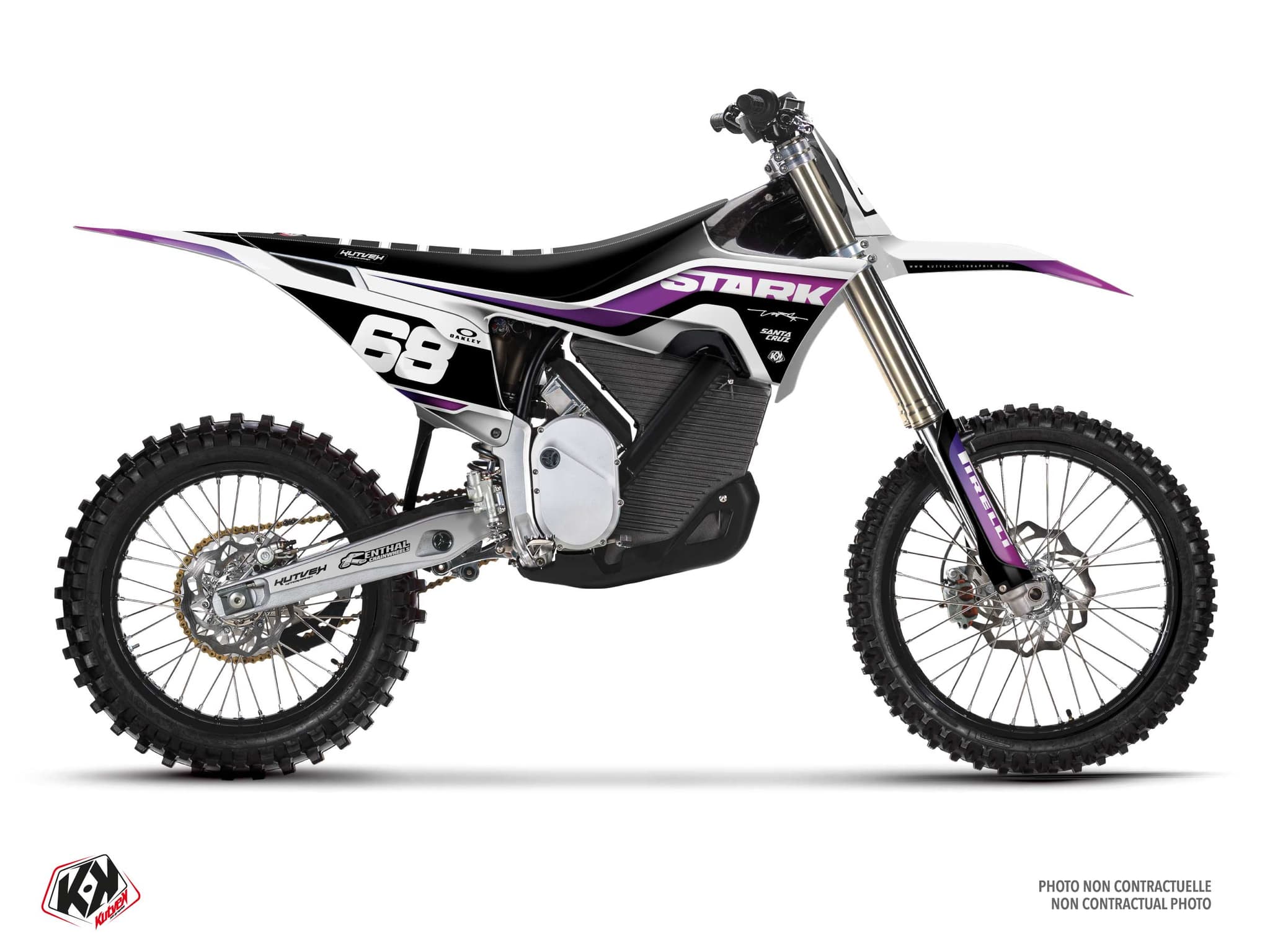 kit de decoración vision blanco motocross stark future varg