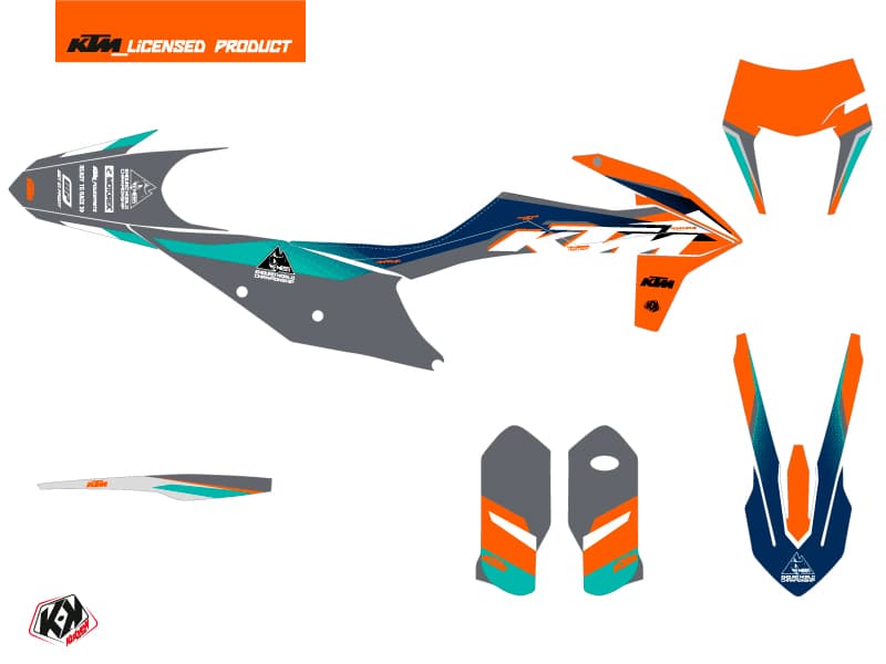 Kit graphique Moto Cross Wess K21 KTM EXC-EXCF | KTM | Kutvek - View 2
