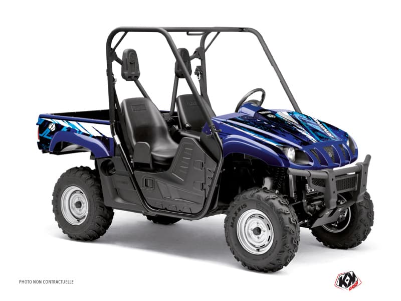 kit graphique ssv wild yamaha rhino bleu