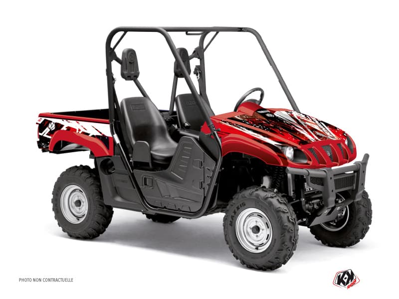 kit graphique ssv wild yamaha rhino rouge
