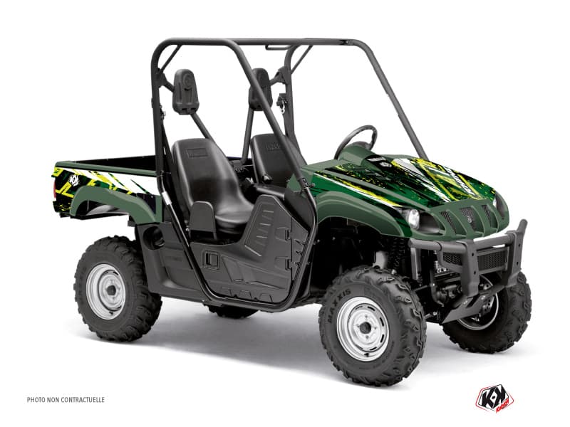 kit graphique ssv wild yamaha rhino vert