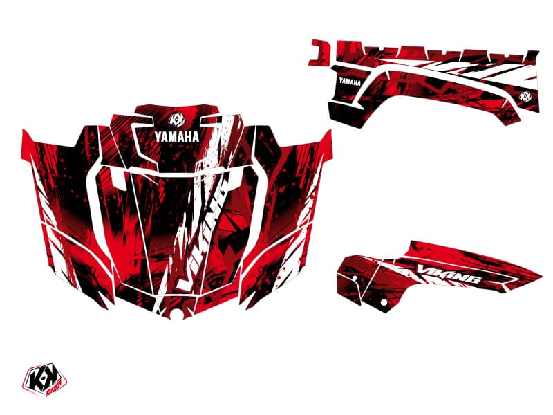 kit graphique ssv wild yamaha viking rouge | Yamaha | Kutvek - View 2