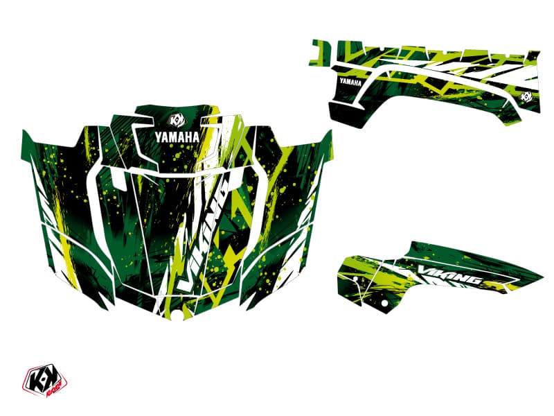 kit graphique ssv wild yamaha viking vert | Yamaha | Kutvek - View 2