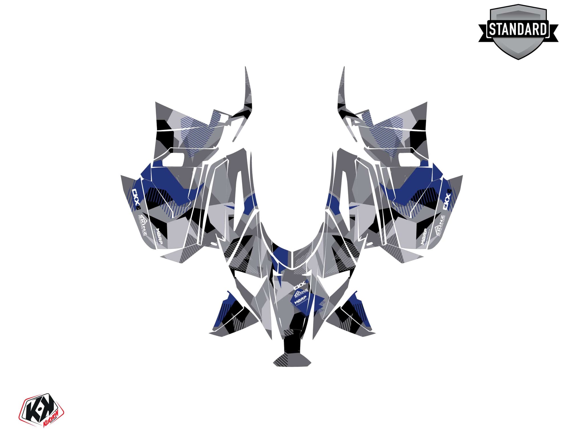 Kit graphique Motoneige YAMAHA SNOSCOOT UNIT Gris | Yamaha | Kutvek - View 2