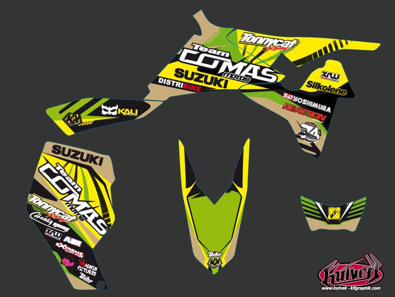 kit graphique quad replica yoann ciclet suzuki 450 ltr | Suzuki | Kutvek - View 2