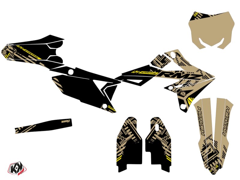 kit graphique motocross suzuki rm-z 450 zero sable | Suzuki | Kutvek - View 2