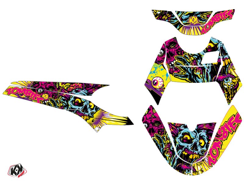 kit graphique scooter zombies colors yamaha bws | Yamaha | Kutvek - View 2