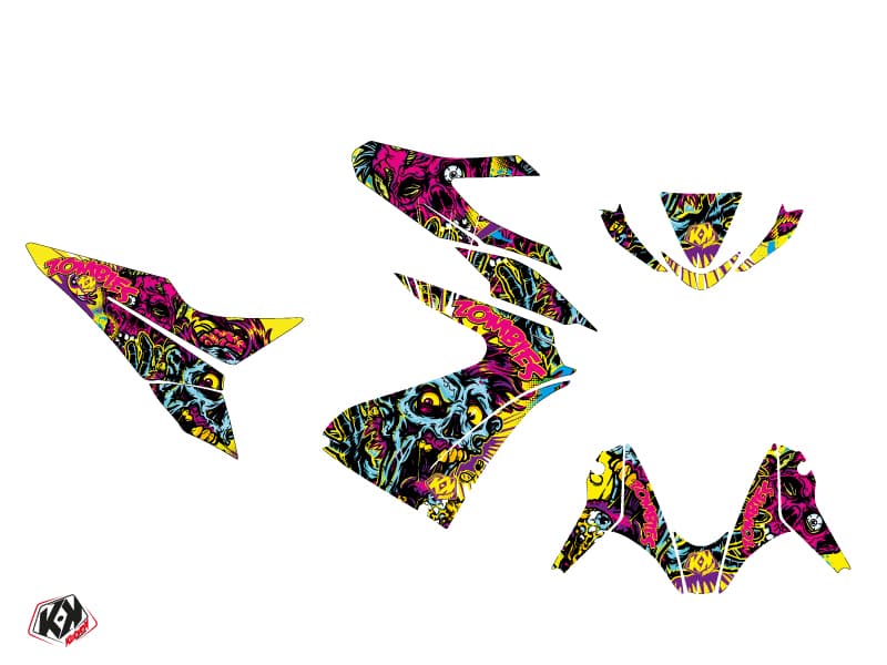 kit graphique scooter zombies colors mbk nitro | MBK | Kutvek - View 2
