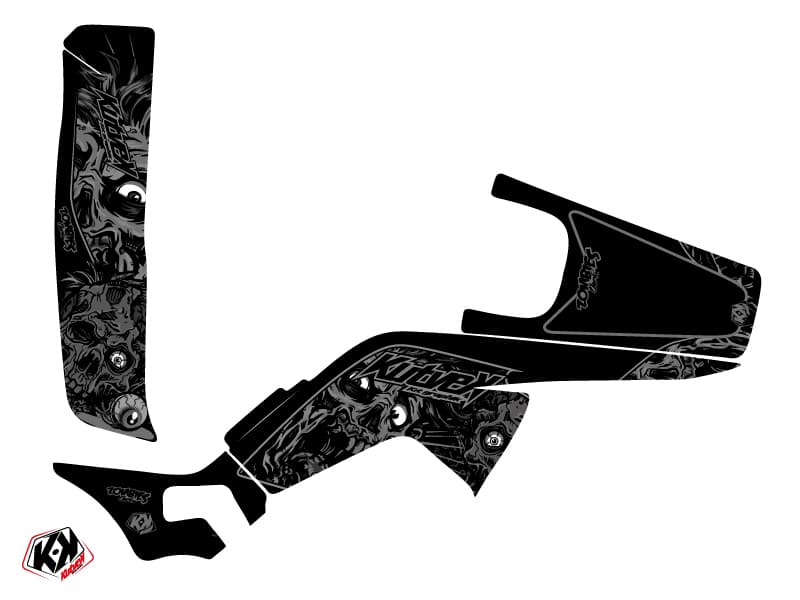 kit de decoración quad honda trx 250 r zombies dark negro | Honda | Kutvek - View 2
