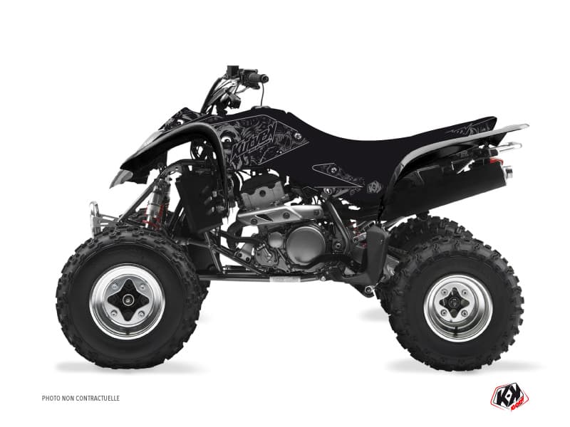 kit graphique quad suzuki ltz 400 zombies dark noir  