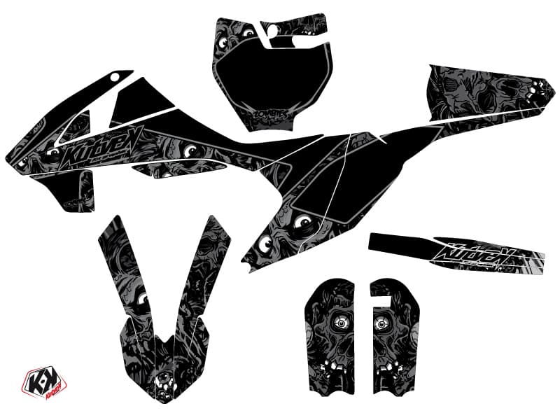 deko-set moto-cross ktm sx 65 zombies dark schwarz | KTM | Kutvek - View 2