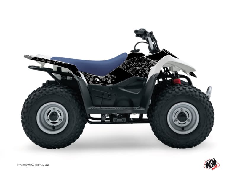 kit graphique quad suzuki ltz 90 zombies dark noir  